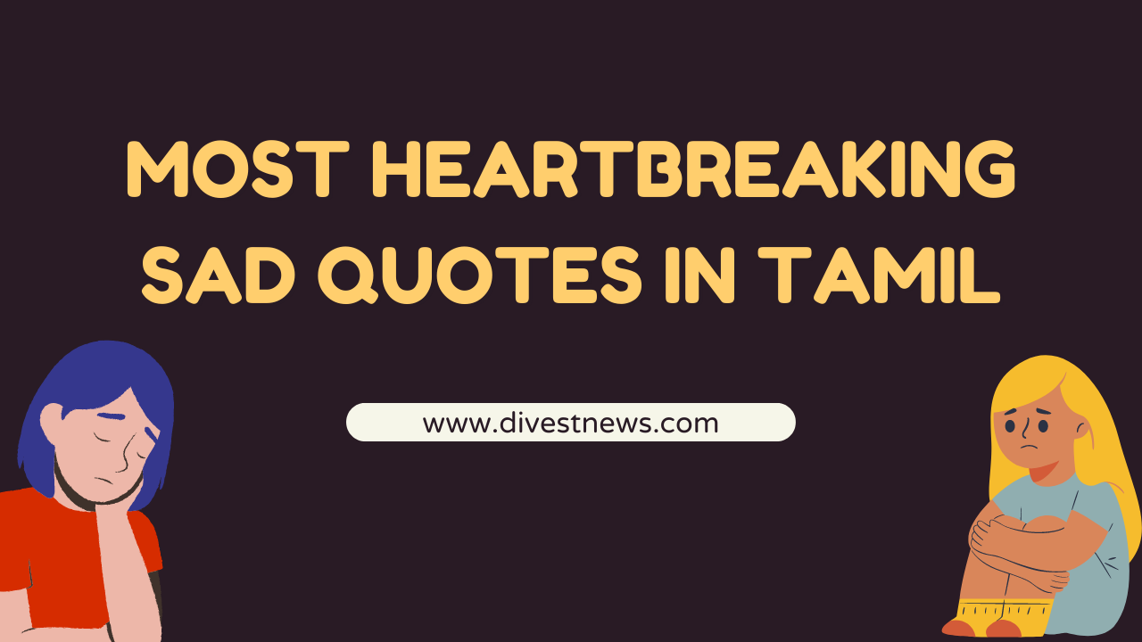 Most Heartbreaking Sad Quotes in Tamil