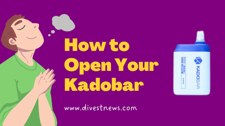 How to Open Your Kadobar