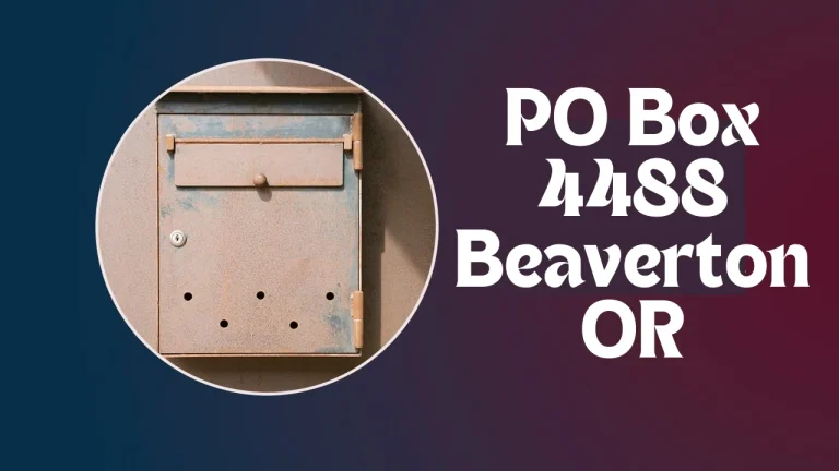 PO Box 4488 Beaverton OR: The Mystery Resolved [Details]